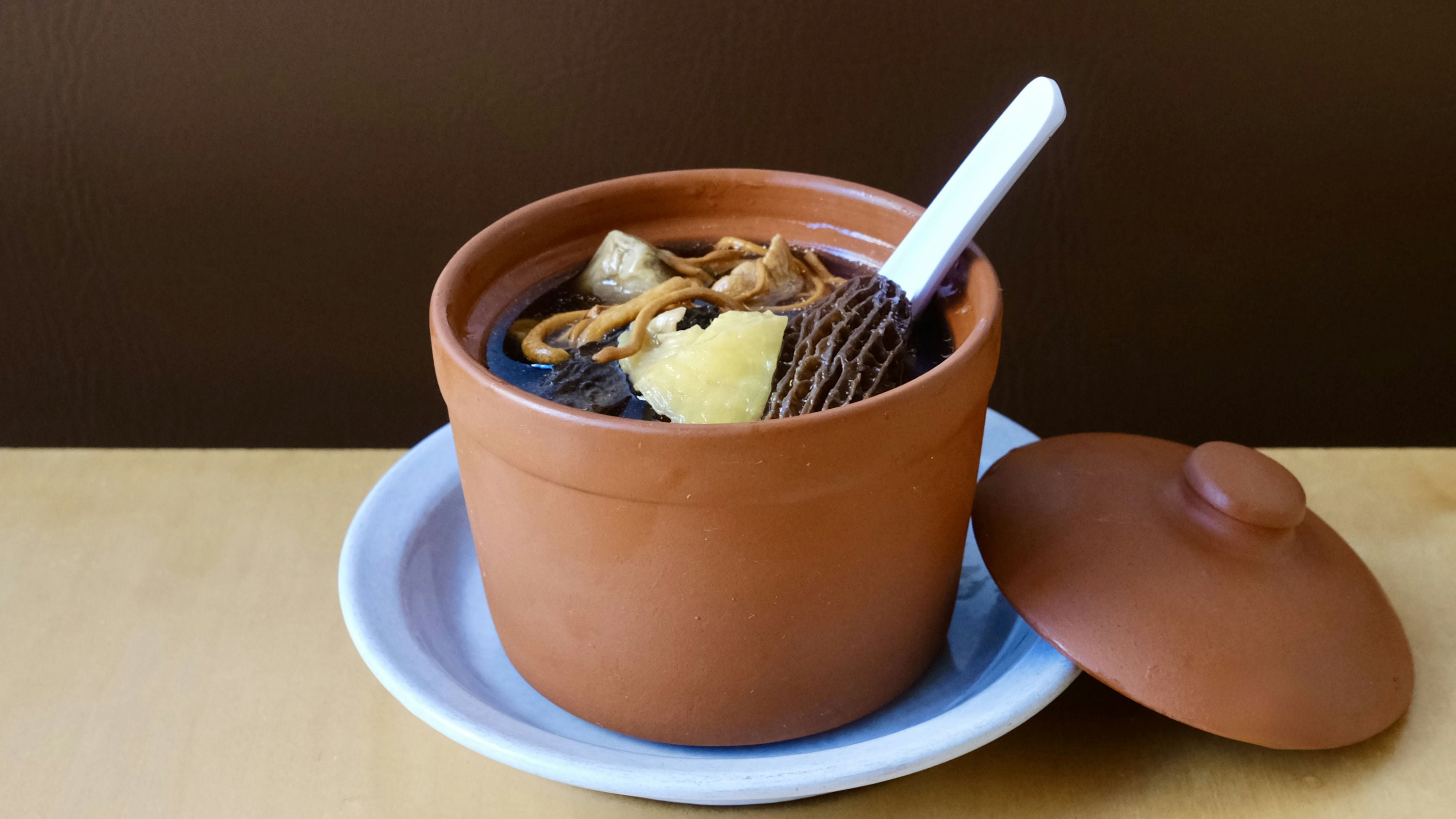 Moonlit Chicken Soup with Morel Mushrooms