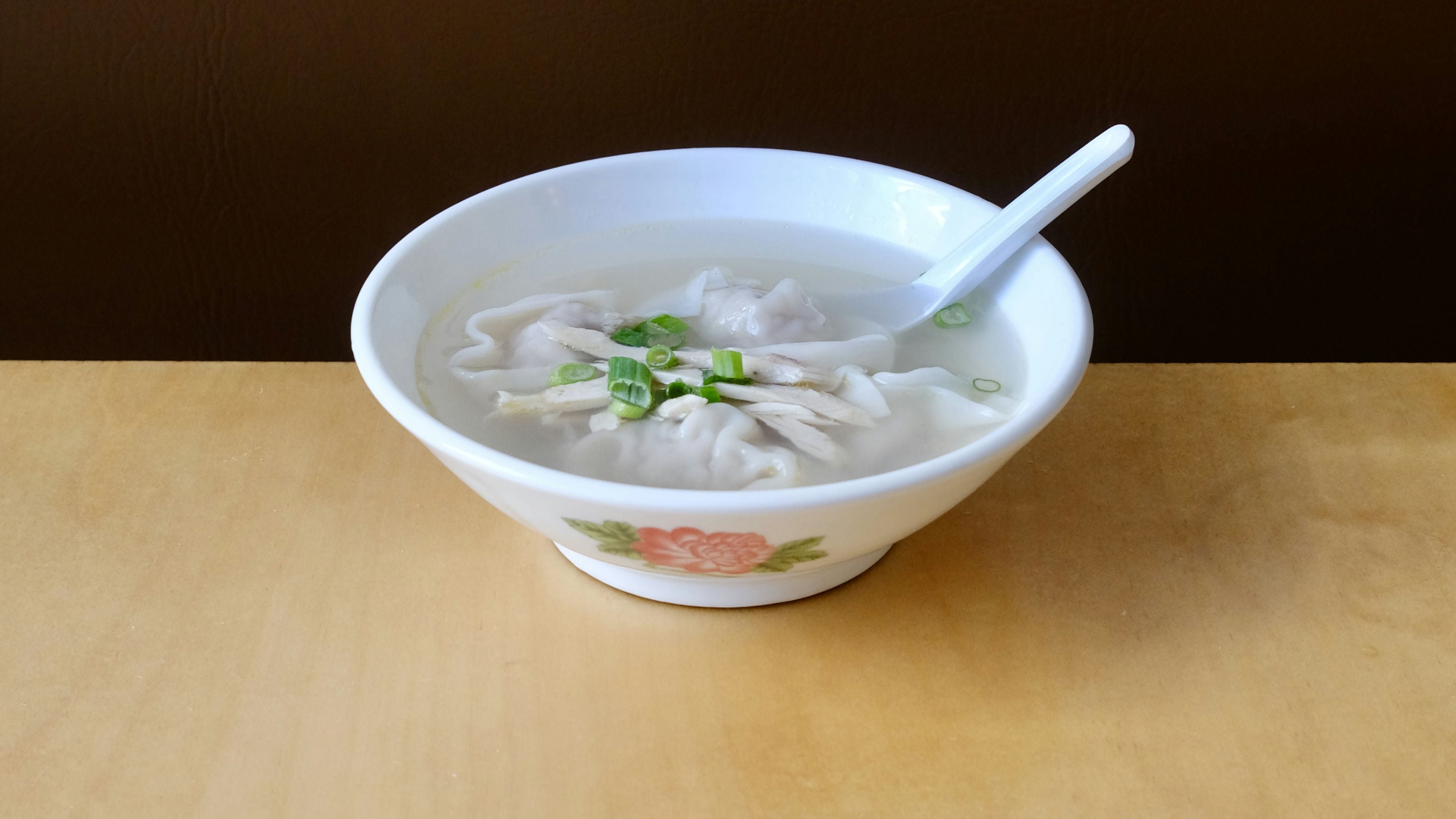 Jade Wonton Soup with Chicken Broth