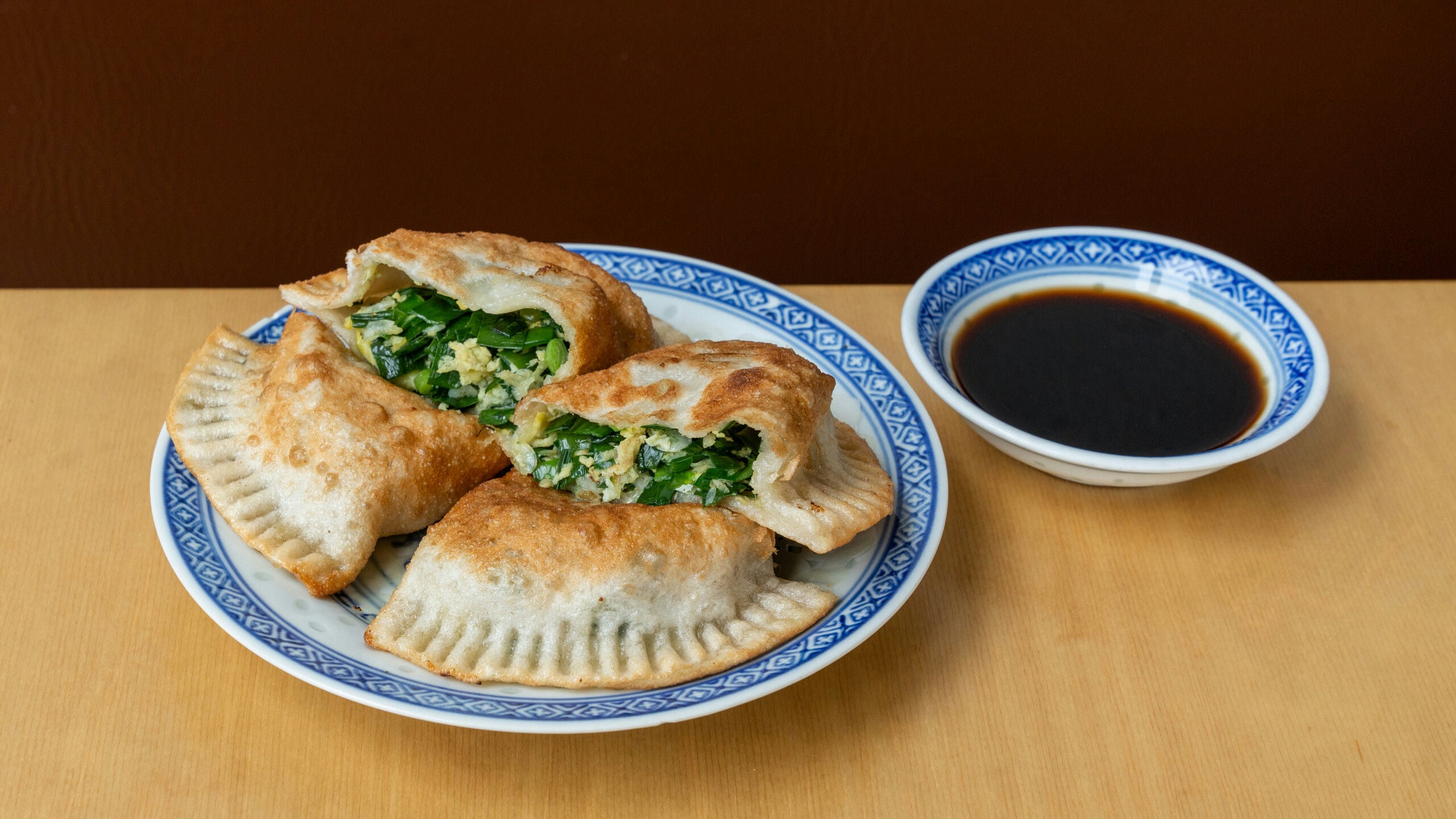 Courtyard Chive Pancakes