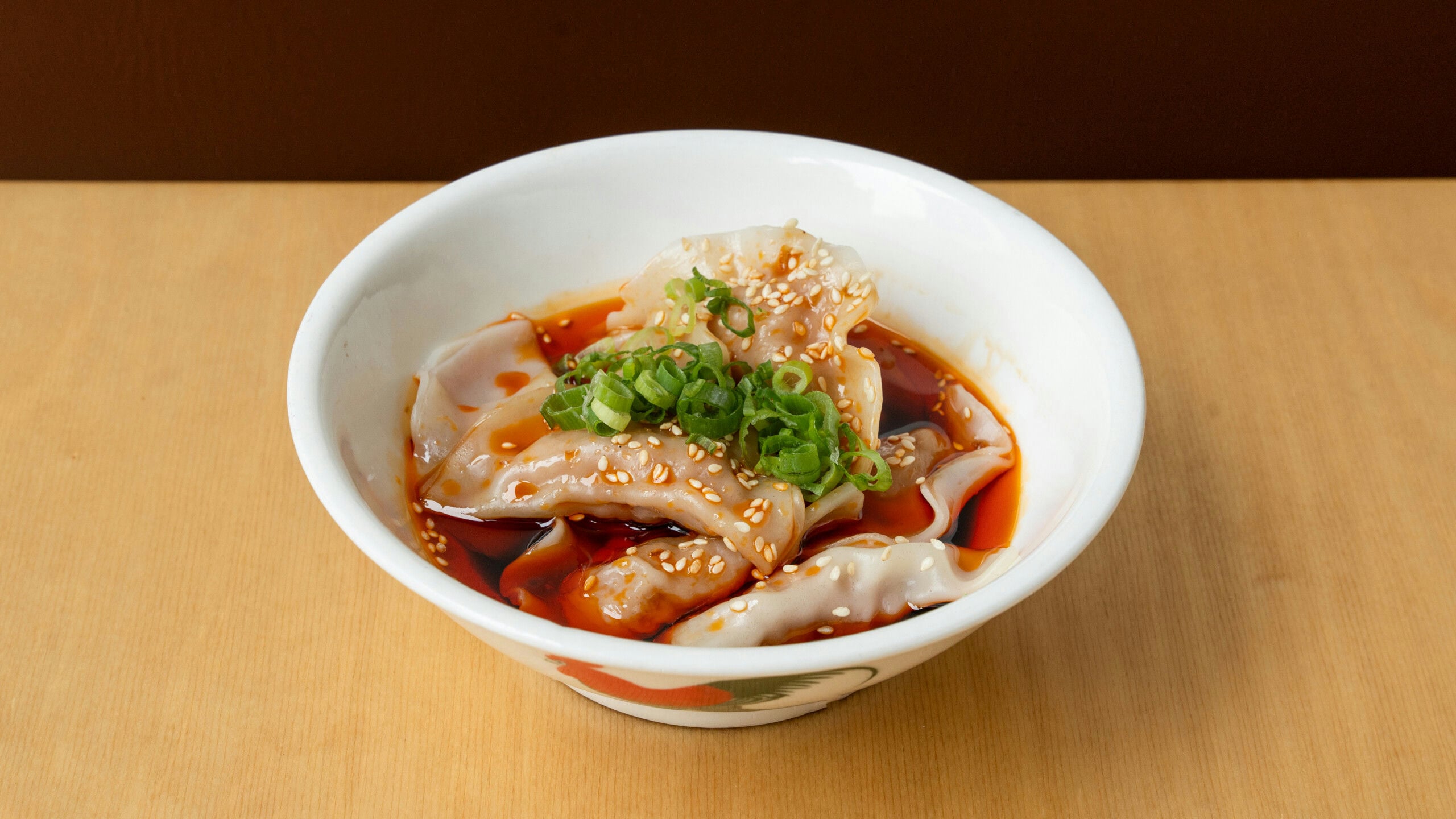 Moonlit Pork Dumplings in Chili Oil