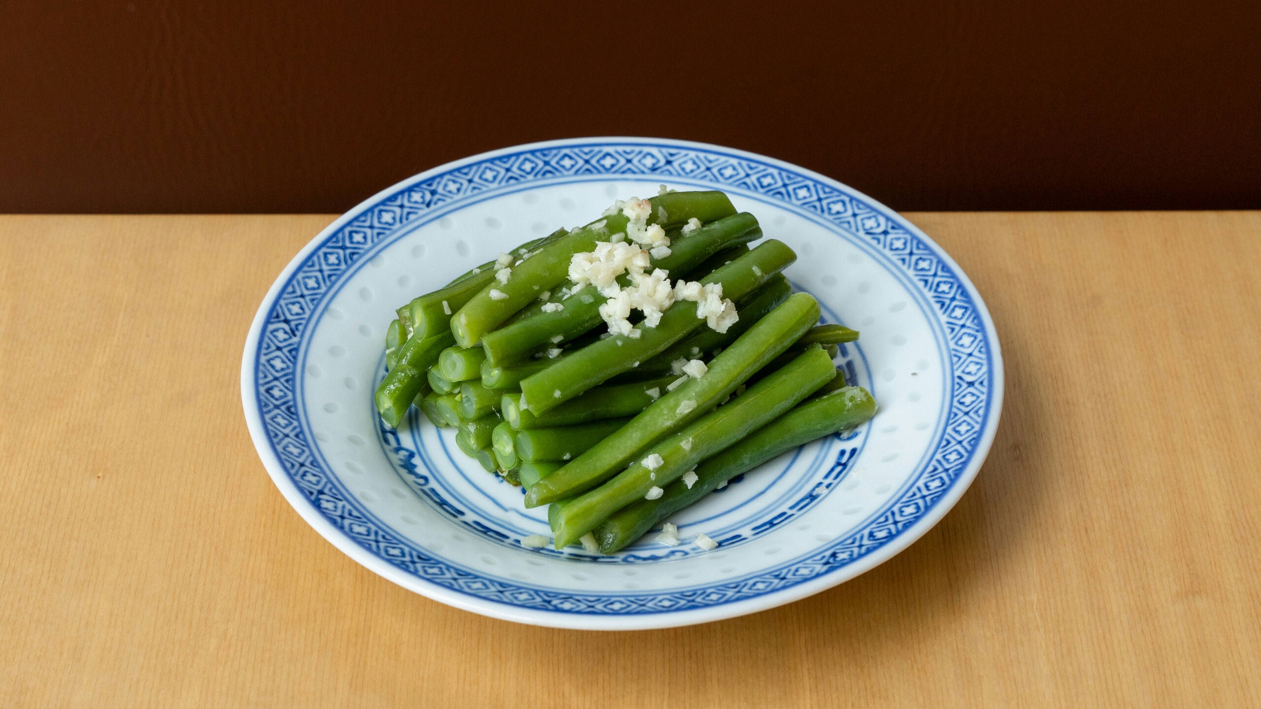 Lantern String Beans in Ginger Sauce